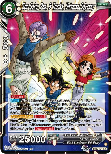 BT30-108](SLR) Son Goku, Pan, & Trunks // Son Goku, Pan, & Trunks