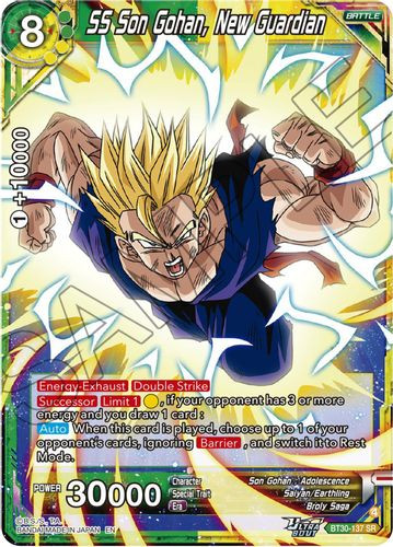 [BT30-137](SR) SS Son Gohan, New Guardian (Foil)
