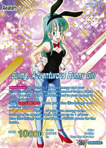 [BT30-016](SLR) Bulma // Bulma, Adventurous Bunny Girl (Foil)