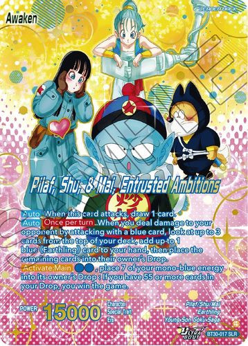 [BT30-017](SLR) Pilaf, Shu, & Mai // Pilaf, Shu, & Mai, Entrusted Ambitions (Foil)