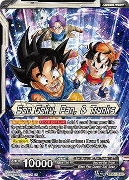 [BT30-108](SLR) Son Goku, Pan, & Trunks // Son Goku, Pan, & Trunks (Foil)