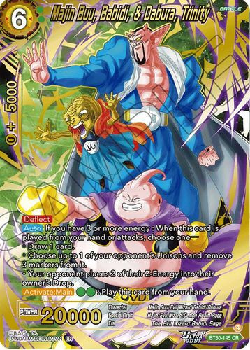 [BT30-145](CR) Majin Buu, Babidi, & Dabura, Trinity (Foil)