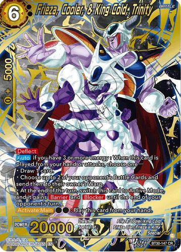 [BT30-147](CR) Frieza, Cooler, & King Cold, Trinity (Foil)