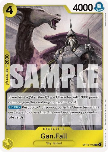 [OP15-102](R) Gan.Fall (Foil)