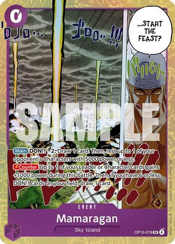 [OP15-078](SR) Mamaragan (Foil)