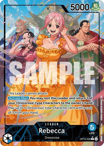 [OP15-039](L) Rebecca (Alternate Art) (Foil)