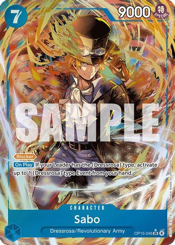 [OP15-046](SR) Sabo (Alternate Art) (Foil)