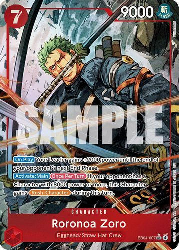 EB04-007SR Roronoa Zoro (Alternate Art) (Foil)