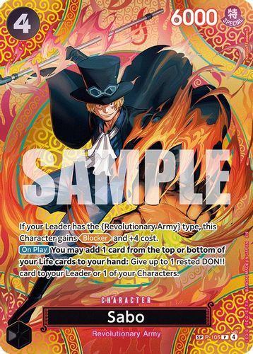 PRB02-014](SR) Sabo (OP-15 SPs) (Foil) - Grand J Games