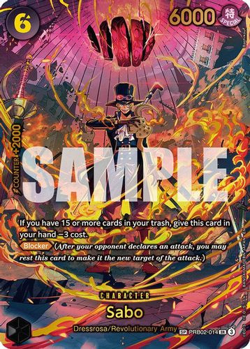 [PRB02-014](SR) Sabo (OP-15 SPs) (Foil)