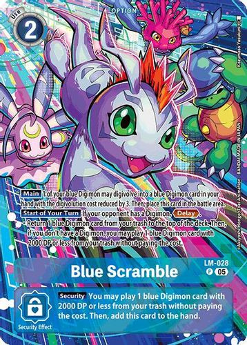 [LM-028](P) Blue Scramble (SD20 Promo) (Foil)