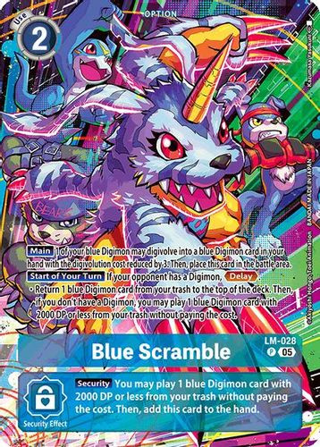 [LM-028](P) Blue Scramble (SD21 Promo) (Foil)