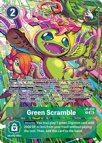 [LM-030](P) Green Scramble (SD21 Promo) (Foil)