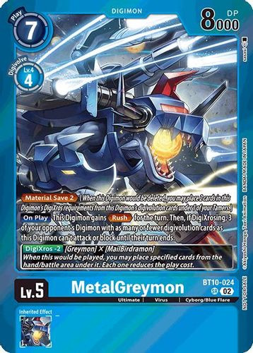 [BT10-024](SR) MetalGreymon (Special Event Pack 2025) (Foil)