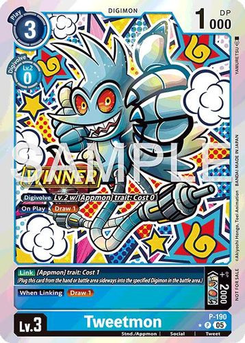 [P-190](P) Tweetmon (Store Tournament 2025 Winner Vol.3) (Foil)