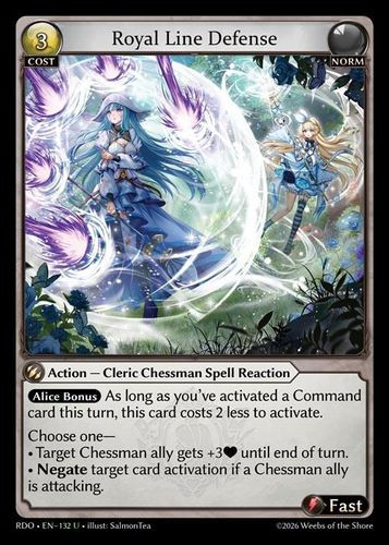 |GA09|<1st>[RDO-EN-132](U) Royal Line Defense