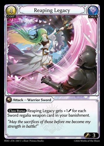 |GA09|<1st>[RDO-EN-330](U) Reaping Legacy