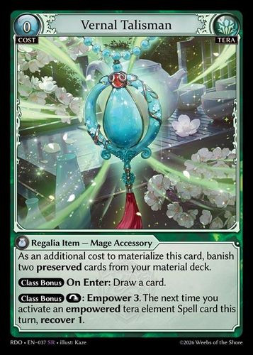 |GA09|<1st>[RDO-EN-037](SR) Vernal Talisman