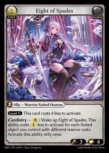 |GA09|<1st>[RDO-EN-069](C) Eight of Spades {Foil}