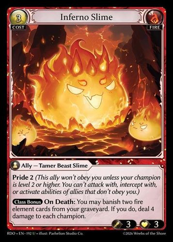 |GA09|<1st>[RDO-EN-192](U) Inferno Slime {Foil}