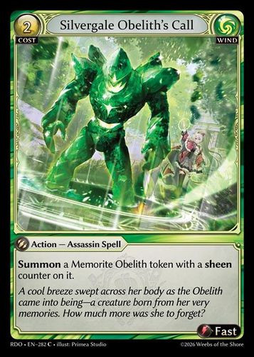 |GA09|<1st>[RDO-EN-282](C) Silvergale Obelith's Call {Foil}