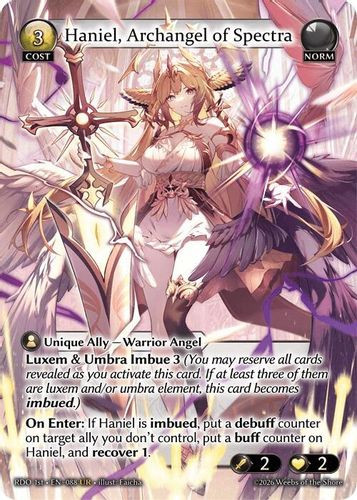 |GA09|<1st>[RDO-EN-088](UR) Haniel, Archangel of Spectra {Foil}