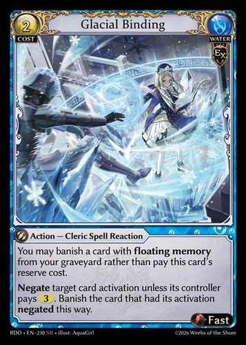 |GA09|<1st>[RDO-EN-230](SR) Glacial Binding {Foil}