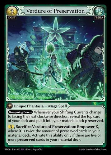 |GA09|<1st>[RDO-EN-392](SR) Verdure of Preservation {Foil}
