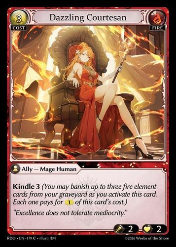 |GA09|<1st>[RDO-EN-179](C) Dazzling Courtesan {Alt Foil}