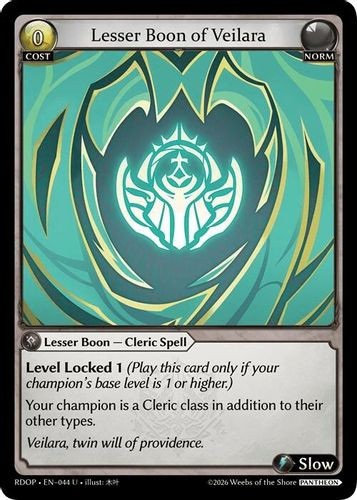 |GA09|<1st>[RDOP-EN-44](U) Lesser Boon of Veilara