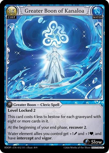 |GA09|<1st>[RDOP-EN-12](SR) Greater Boon of Kanaloa
