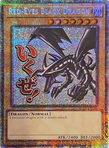 [RA05-EN086] Red-Eyes Black Dragon (Text Art) (Starlight Rare)<1st>
