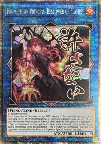 [RA05-EN107] Promethean Princess, Bestower of Flames (Text Art) (Starlight Rare)<1st>