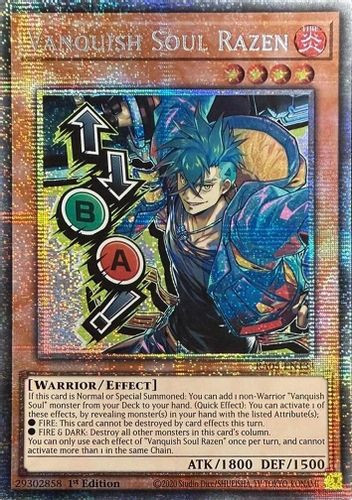 [RA05-EN134] Vanquish Soul Razen (Text Art) (Starlight Rare)<1st>