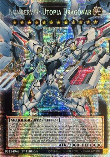 [RA05-EN144] Number 99: Utopia Dragonar (Extended Art) (Starlight Rare)<1st>
