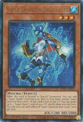 [RA05-EN009] Super Quantum Blue Layer (Ultimate Rare)<1st>