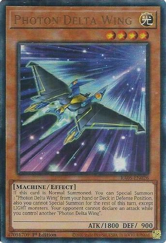 [RA05-EN026] Photon Delta Wing (Ultimate Rare)<1st>
