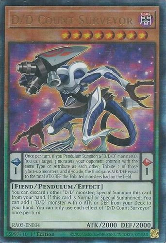 [RA05-EN034] D/D Count Surveyor (Ultimate Rare)<1st>