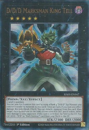 [RA05-EN047] D/D/D Marksman King Tell (Ultimate Rare)<1st>