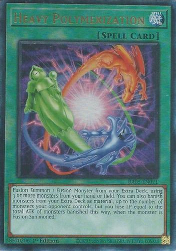 [RA05-EN071] Heavy Polymerization (Ultimate Rare)<1st>