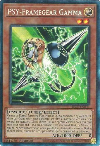 [RA05-EN006] PSY-Framegear Gamma (Collector's Rare)<1st>