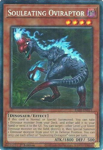 [RA05-EN011] Souleating Oviraptor (Collector's Rare)<1st>