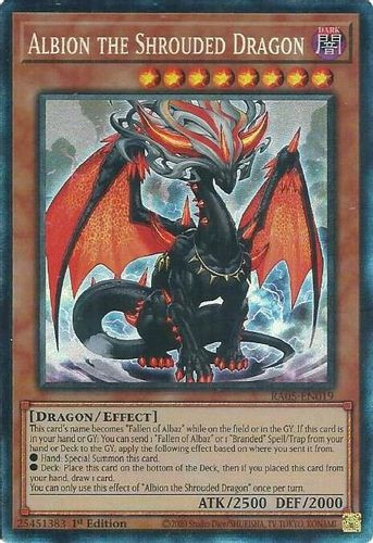 [RA05-EN019] Albion the Shrouded Dragon (Collector's Rare)<1st>