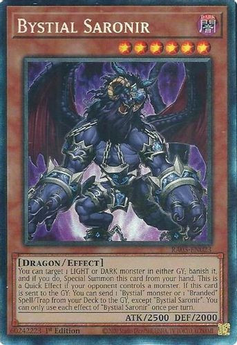 [RA05-EN023] Bystial Saronir (Collector's Rare)<1st>