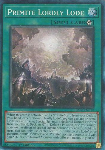 [RA05-EN072] Primite Lordly Lode (Collector's Rare)<1st>