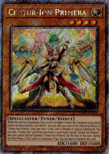 [RA05-EN030] Centur-Ion Primera (Platinum Secret Rare)<1st>