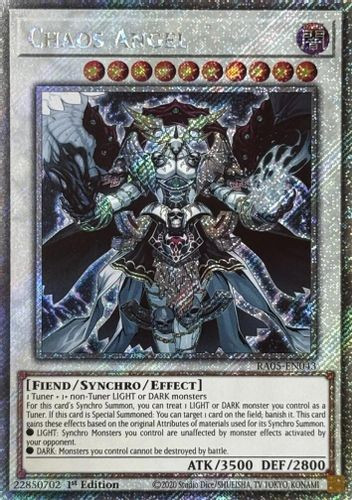 [RA05-EN043] Chaos Angel (Platinum Secret Rare)<1st>