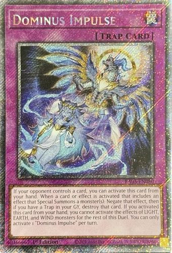 [RA05-EN080] Dominus Impulse (Platinum Secret Rare)<1st>