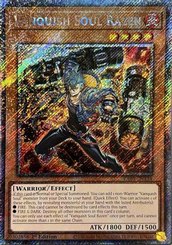 [RA05-EN134] Vanquish Soul Razen (Standard Art) (Platinum Secret Rare)<1st>