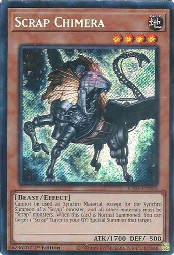 [RA05-EN005] Scrap Chimera (Secret Rare)<1st>